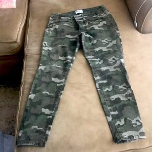 William Rast Camouflage Skinny Jeans